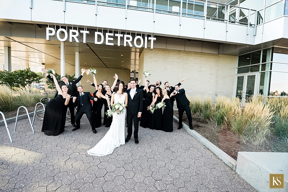 Waterview Loft Wedding Pictures, Detroit Wedding Venues